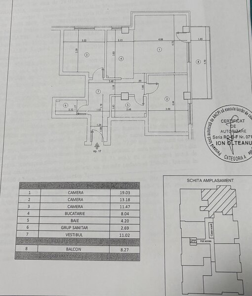 Trapezului 3 camere direct proprietar. bloc 2017